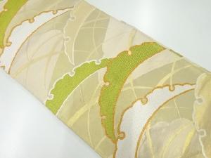 アンティーク　雪芝模様織出し袋帯（材料）